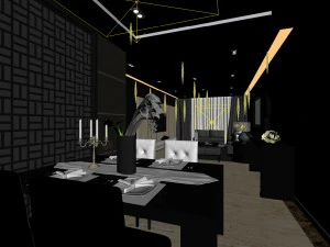 family - kitchen - restaurant 162 3D Model