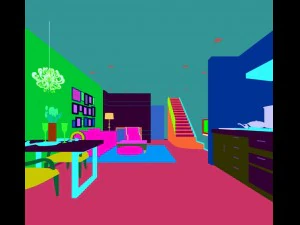 family - kitchen - restaurant 163 3D Model