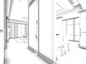 family - kitchen - restaurant 164 3D Model