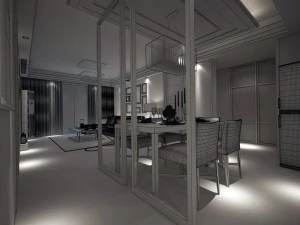 family - kitchen - restaurant 164 3D Model
