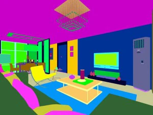 family - kitchen - restaurant 164 3D Model