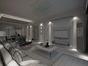 family - kitchen - restaurant 164 3D Model