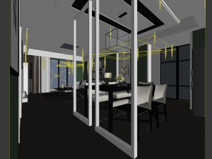 family - kitchen - restaurant 164 3Dモデル