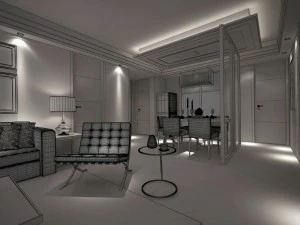 family - kitchen - restaurant 164 3D Model