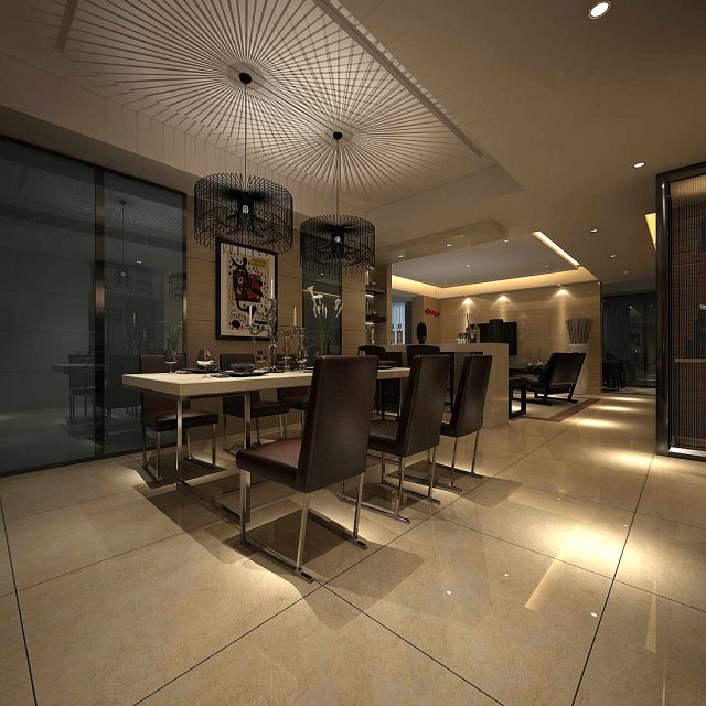 family - kitchen - restaurant 165 Modelo 3D .c4d .max .obj .3ds .fbx .stl .blend 