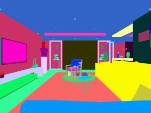 family - kitchen - restaurant 165 3D Model