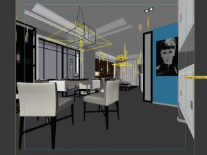 family - kitchen - restaurant 166 Modelo 3D