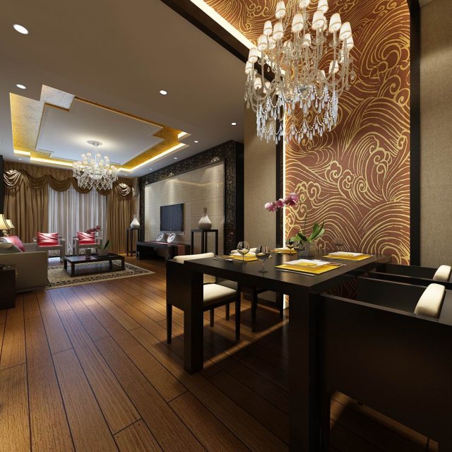 family - kitchen - restaurant 168 Modelo 3D .c4d .max .obj .3ds .fbx .stl .blend 