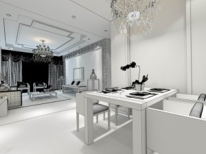 family - kitchen - restaurant 168 Modelo 3D
