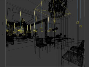 family - kitchen - restaurant 168 Modelo 3D