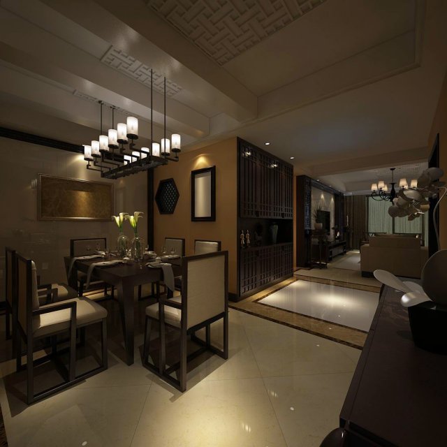 family - kitchen - restaurant 171 3D Model .c4d .max .obj .3ds .fbx .stl .blend 