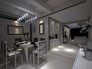 family - kitchen - restaurant 171 3D Model