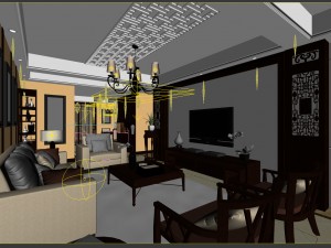 family - kitchen - restaurant 171 3D Model