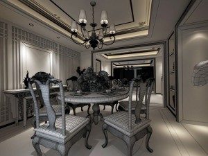 family - kitchen - restaurant 175 3D 模型
