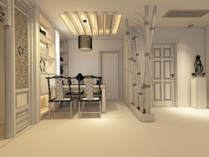 family - kitchen - restaurant 179 3D Model