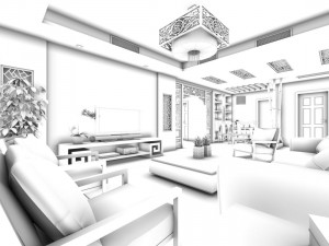 family - kitchen - restaurant 179 3D Model