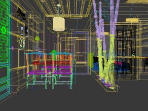 family - kitchen - restaurant 179 3D Model