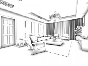 family - kitchen - restaurant 179 3D Model