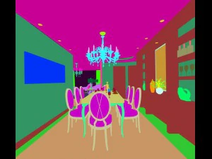 family - kitchen - restaurant 180 3D Model
