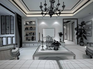 family - kitchen - restaurant 183 3Dモデル