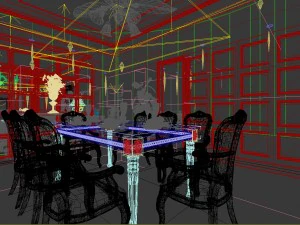 family - kitchen - restaurant 183 3D Model