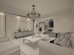 family - kitchen - restaurant 184 3D Model