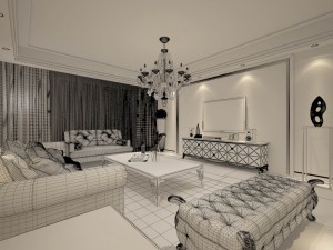 family - kitchen - restaurant 184 3D Model