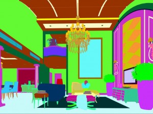 family - kitchen - restaurant 185 3D Model