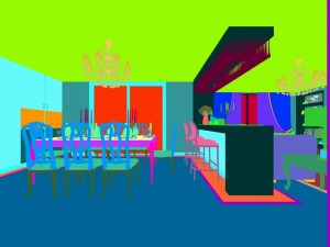 family - kitchen - restaurant 186 3D Model