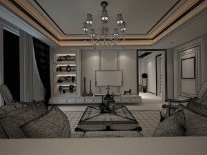 family - kitchen - restaurant 186 3D Model