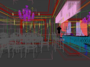 family - kitchen - restaurant 186 3D Model