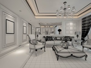 family - kitchen - restaurant 186 3D Model