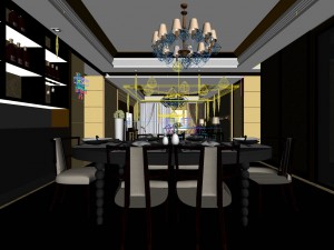 family - kitchen - restaurant 187 3D Model