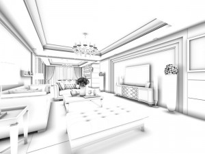family - kitchen - restaurant 187 3D Model