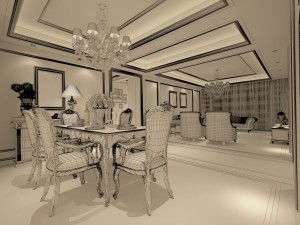 family - kitchen - restaurant 188 3Dモデル