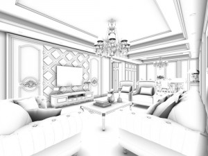 family - kitchen - restaurant 188 3Dモデル