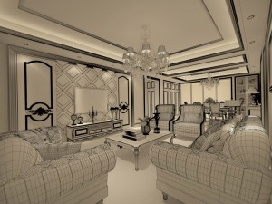 family - kitchen - restaurant 188 3Dモデル
