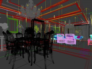 family - kitchen - restaurant 188 3Dモデル