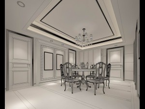 family - kitchen - restaurant 189 3Dモデル