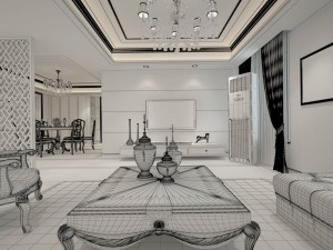family - kitchen - restaurant 189 3Dモデル