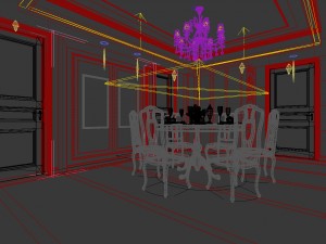 family - kitchen - restaurant 189 3Dモデル
