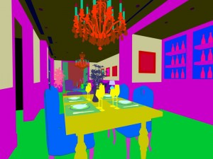 family - kitchen - restaurant 191 3D Модель
