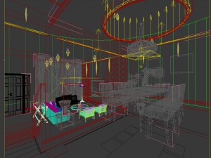 family - kitchen - restaurant 192 3D-Modell