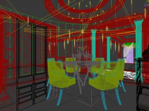 family - kitchen - restaurant 196 3D Model