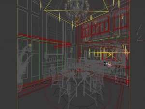 family - kitchen - restaurant 197 3D Model