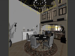 family - kitchen - restaurant 197 3D Model