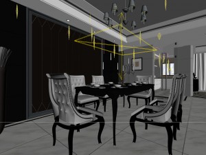 family - kitchen - restaurant 198 3D 모델