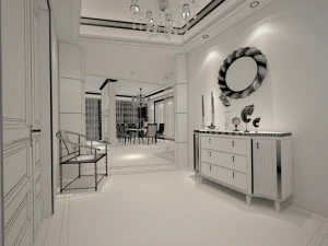 family - kitchen - restaurant 198 3D Model