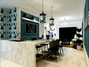 家庭-厨房-餐厅205 3D 模型