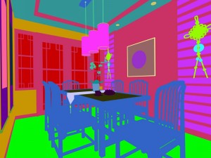 family - kitchen - restaurant 206 3D Model